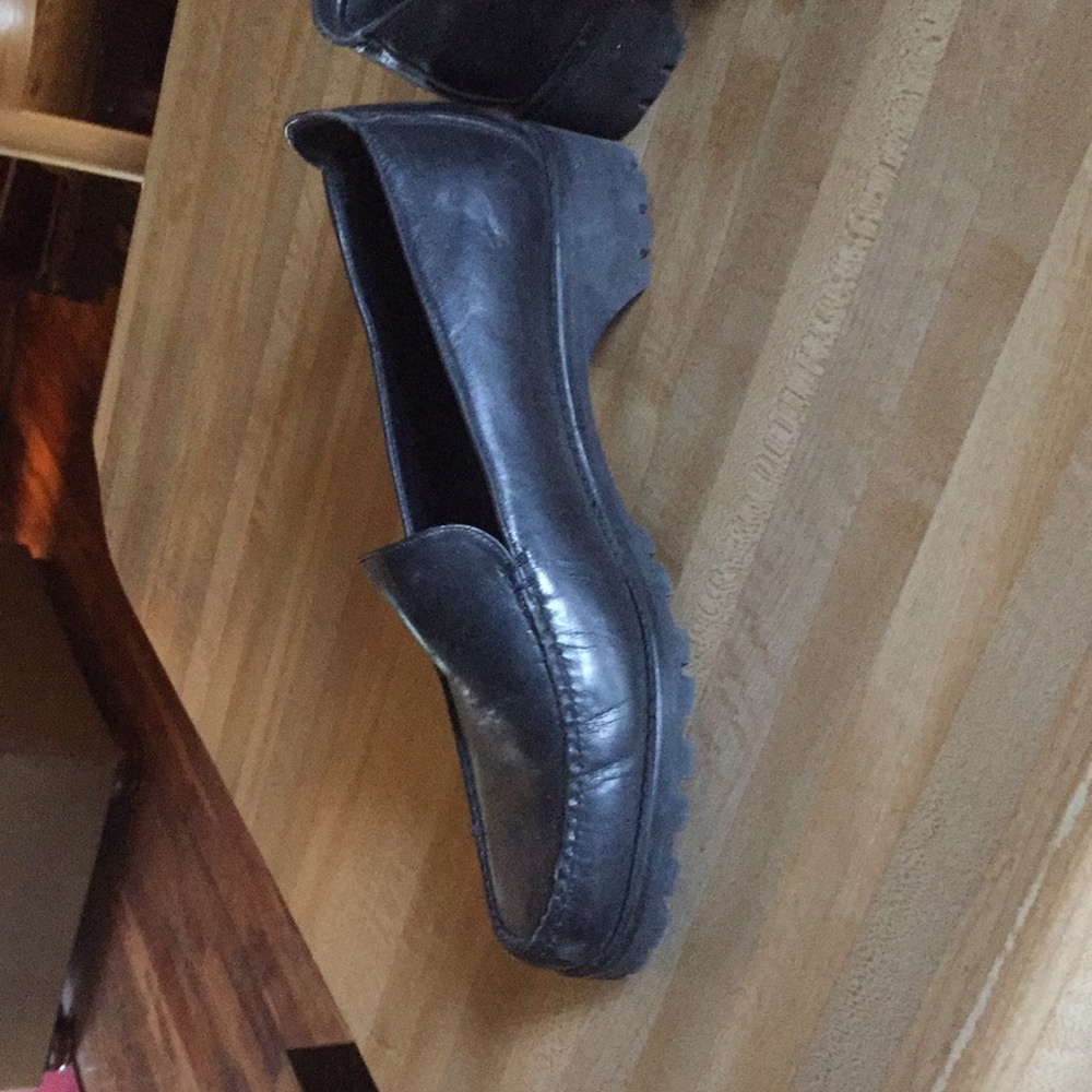 Cole Haan leather loafer with heavy sole